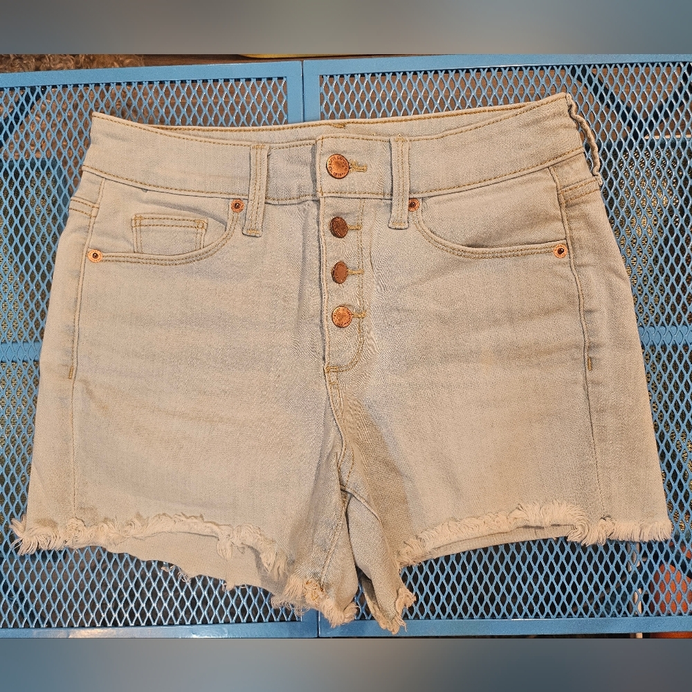 Denim High Waist Shorts
